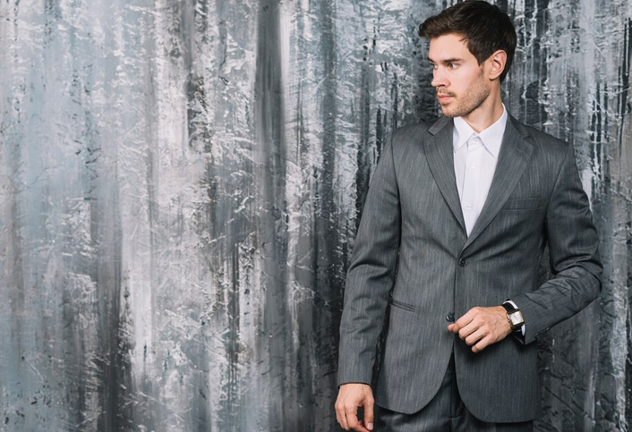 Chacoal grey suit